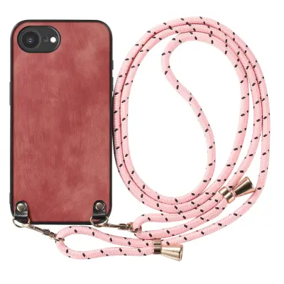 Ohišje za iPhone 16e s snemljivim kablom, Roza