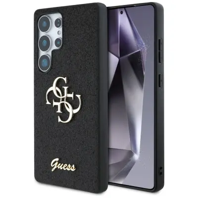GUESS CASE FIXED GLITTER BIG 4G METAL LOGO ZA SAMSUNG GALAXY S25 ULTRA