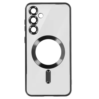 Magsafe ohišje za Samsung Galaxy S23 FE Chrome, Črna