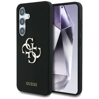 SILIKONSKI OVITEK GUESS ZA SAMSUNG GALAXY S25 Z LOGOTIPOM PISKE SPODAJ 4G