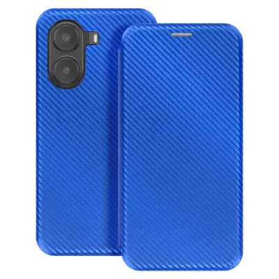 Karbonsko ohišje za Xiaomi Poco X7 Pro Ohišje za kartico Video držalo, Modra
