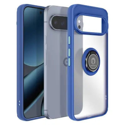 Zaščita za Google Pixel 10 Pro XL proti udarcem z magnetnim obročem, Modra