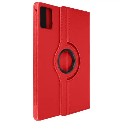 Torbica za Lenovo Tab M11 360° vrtljivi podporni ventil, Rdeča