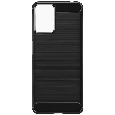 Ohišje za Motorola Moto G04 / G24 Silikonska zaščita Brushed Effect Design, Črna