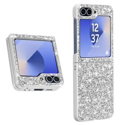 Ohišje za Samsung Galaxy Z Flip 6 Brilliant Fine, Srebrna