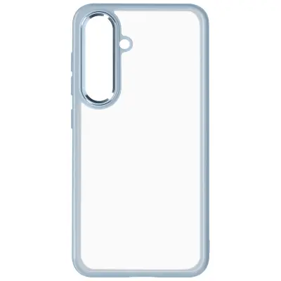 Ohišje za Samsung Galaxy S24 Plus Fina prosojna zasnova, Bledo modra