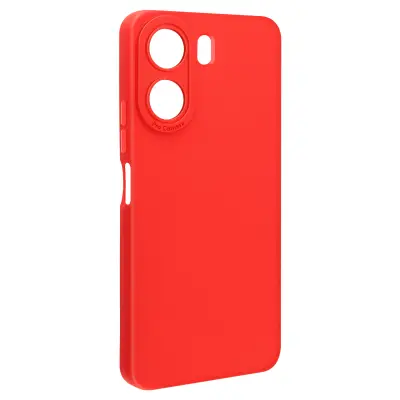 Ohišje za Xiaomi Redmi 13C Zaščitena kamera s podlogo, Rdeča