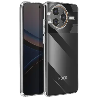 Ovitek za Xiaomi Poco F7 Ultra / F7 Pro, mehak silikonski, Prozorno