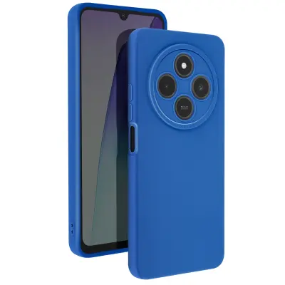 Pokrov za Xiaomi Redmi 14C Silikonska podloga Camera Block Protected, Modra