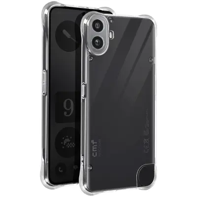 Ohišje za nič telefona CMF 1 Odporno na udarce Prilagodljivi ojačani vogali, Prozorno