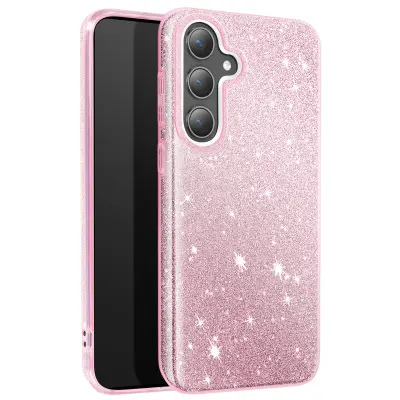 Ohišje z bleščicami za Samsung Galaxy S24 in S25 Ultra tanko silikonsko, Roza