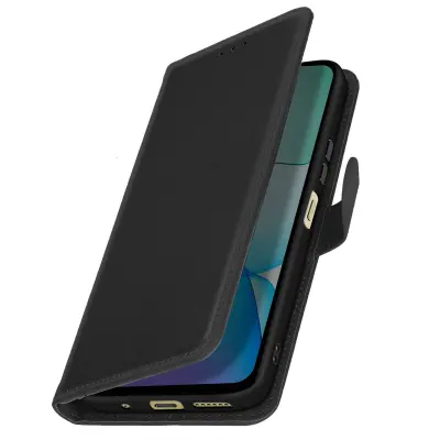 Ohišje za Xiaomi Redmi 13 Clamshell Wallet Magnetni zavihek, Črna