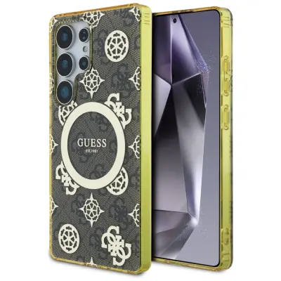 OVITEK GUESS CASE ZA SAMSUNG GALAXY S25 ULTRA ZA MAGSAFE ZLAT VZOREC