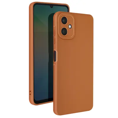 Ovitek za Samsung Galaxy A06 Silikonska podloga za blokiranje zaščitene kamere, Rjava