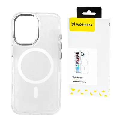 OVITEK Z BLEŠČICAMI WOZINSKY ZA SAMSUNG GALAXY S25 Z ZA MAGSAFE ZAŠČITO