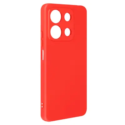 Ohišje za Xiaomi Redmi Note 13 4G Poltrdna mehka na dotik, Rdeča