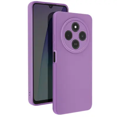 Pokrov za Xiaomi Redmi 14C Silikonska podloga Camera Block Protected, Vijolična