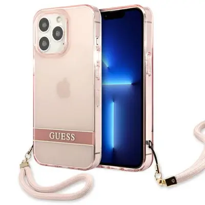 GUESS HARDCASE OVITEK ZA IPHONE 13 PRO 6.1 ZA APPLE PROSOJEN STAP