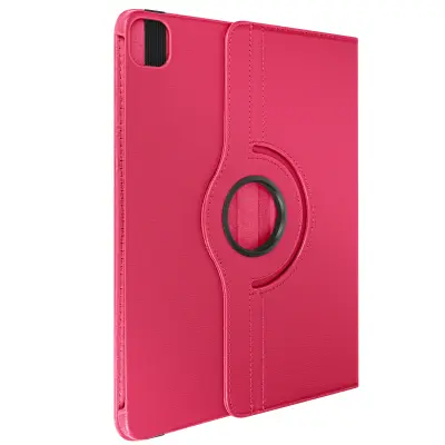 Torbica za iPad Pro 13 2024 360° vrtljivi podporni ventil, Fuksija