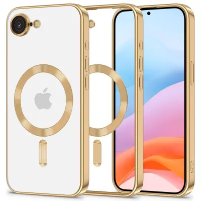 TECH-PROTECT MAGFLEX ZA MAGSAFE OVITEK ZA IPHONE 16E ZAŠČITA ZLATA