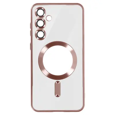 Magsafe ohišje za Samsung Galaxy S24 Plus Chrome, Šampanjec roza