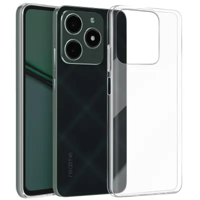 Ohišje za Realme C61 Silikonski mehki gel debeline 1 mm, Prozorno