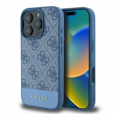 OVITEK GUESS ZA IPHONE 16 PRO MAX 6.9'' S ČRTAVIM ELEMENTOM NA SPODNJEM ROBU