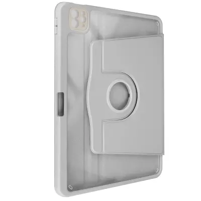 Torbica s preklopom za iPad Pro 13 2024 Podporni ventil v stanju pripravljenosti, Siva