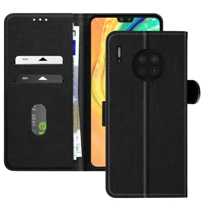 Ohišje za Huawei Mate 30 Wallet Cover and Video Holder, Črna