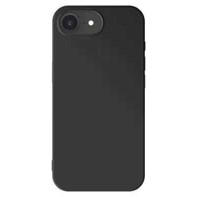 Ohišje za iPhone 16e Silikonsko mehko tanko lahkotno oblikovanje, Črna