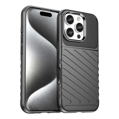 HURTEL OVITEK THUNDER ZA IPHONE 16E SILIKONSKI OVITEK VISOKA ZAŠČITA