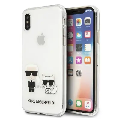 TRDI ETUI KARL LAGERFELD ZA IPHONE X XS PROZOREN KARL & CHOUPETTE