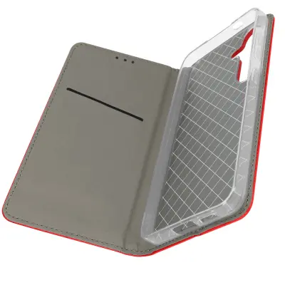 Ovitek za Samsung Galaxy S24 Card Holder Smart Collection, Rdeča
