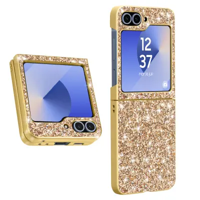 Ohišje za Samsung Galaxy Z Flip 6 Brilliant Fine, Zlata