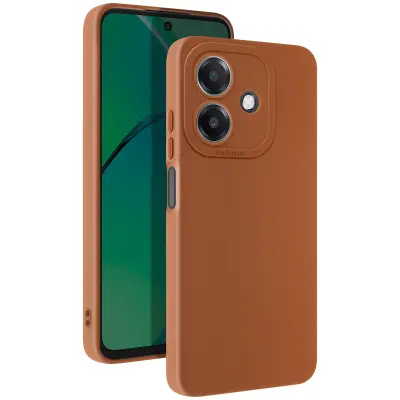 Ohišje za Oppo A40 Silikon Matte Camera Block Protected, Rjava