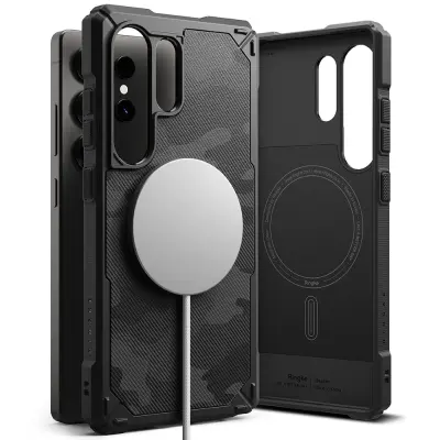 RINGKE RUGGED GEAR MAGNETNI OVITEK ZA SAMSUNG GALAXY S25 ULTRA CAMO ČRN