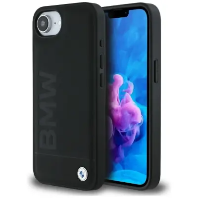 BMW IPHONE 16E TPU USNJENI OVITEK HOT STAMP POPOLNA ZAŠČITA PRED UDARCI