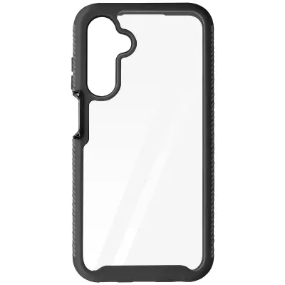 Ohišje za Samsung Galaxy A25 5G Okrepljen silikonski trdi hrbet, Črna