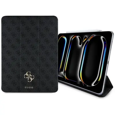 OVITEK GUESS IPAD PRO 13 2024 Z LOGOTIPOM 4G IN MAGNETNIM ZAPIRANJEM