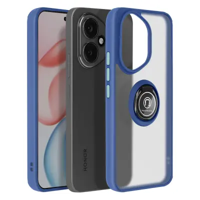 Ohišje za Honor 400 z obročnim nosilcem in magnetnim pritrdilnim sistemom, Modra