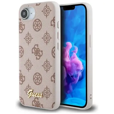 GUESS CASE PONY SCRIP LOGO ZA MAGSAFE IPHONE 16E TPU OVITEK