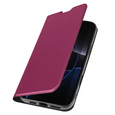 Ohišje za iPhone 16 Pro Max Soft touch Nosilec kartice na dotik Video podpora, Bordeaux