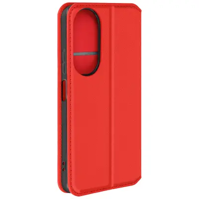 Torbica s preklopom za Honor 90 Smart Večnamenska zaščita ventilov, Rdeča
