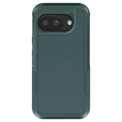 Udarno ohišje za Google Pixel 9a Reinforced Rigid Silicone Contour, Temno zelena