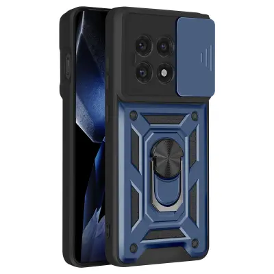 Ohišje za OnePlus 13R Zaščita kamere z magnetnim obročem, Modra noč