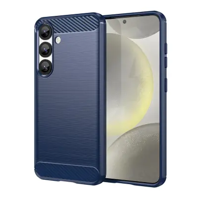 HURTEL SILIKONSKI KARBONSKI OVITEK ZA SAMSUNG GALAXY S25 ZAŠČITA ROBOV