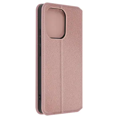 Torbica s preklopom za Xiaomi Redmi Note 13 4G Večnamenski, Šampanjec roza