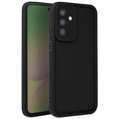 Ohišje za Samsung Galaxy A56 iz mehkega silikona, Črna