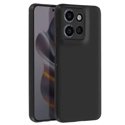 Ohišje za Motorolo Edge 50 Neo in ThinkPhone 25 Silikonsko mehko mat, Črna