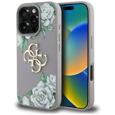 OVITEK GUESS CASE ZA IPHONE 16 PRO MAX VISOKO KVALITETEN MATERIAL 4G LOGO